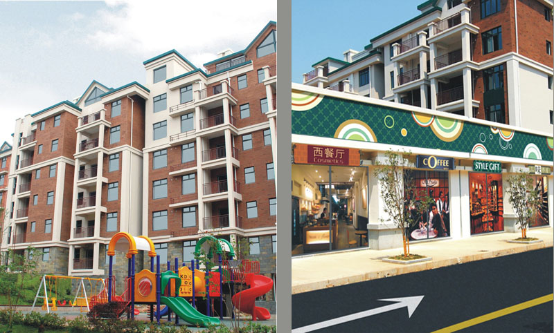 阳逻天琴湾商品住宅开发项目局部